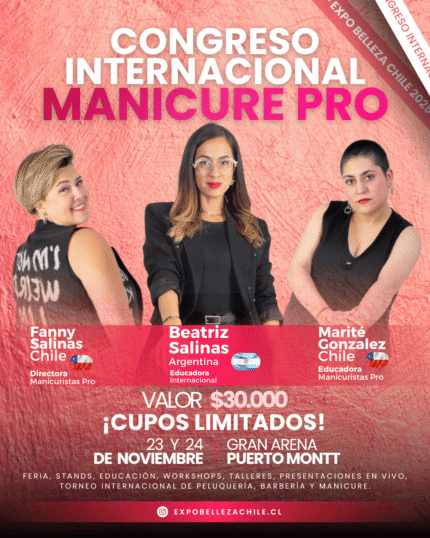 Inscripción Congreso Manicuristas Pro 23 de Noviembre